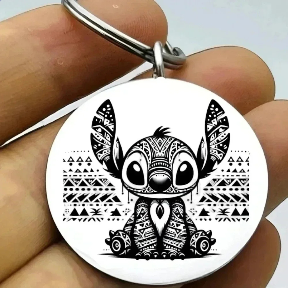 Stitch cute art sweet keychain